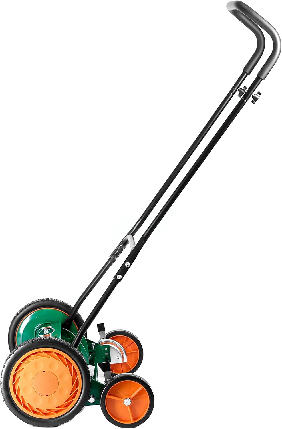 ULM Center GreenEdge 20” Manual Push Reel Lawn Mower – 5 Precision Blade Classic Mower for Smooth Lawn Cutting, Lightweight Hand Push Grass Cutter - Decindoor
