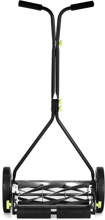 ULM ProCut 16" Manual Reel Lawn Mower – 7-Blade Push Mower