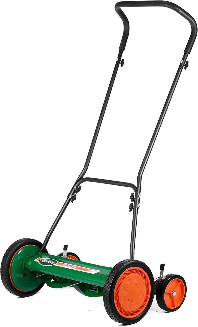 ULM GreenEdge 20" Manual Reel Lawn Mower 5-Blade Push Mower - Image 4